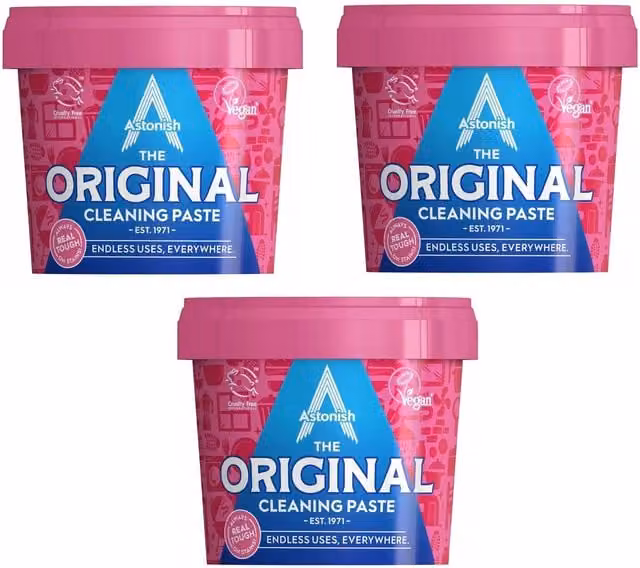 Astonish Cleaning Paste Pink Kitchen Bathroom and Oven Surface Cleaner 500g