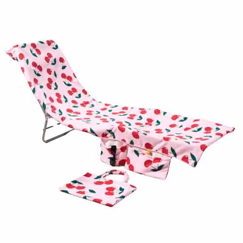 OHS Microfibre Quick-Drying Pink Beach Towel – 1