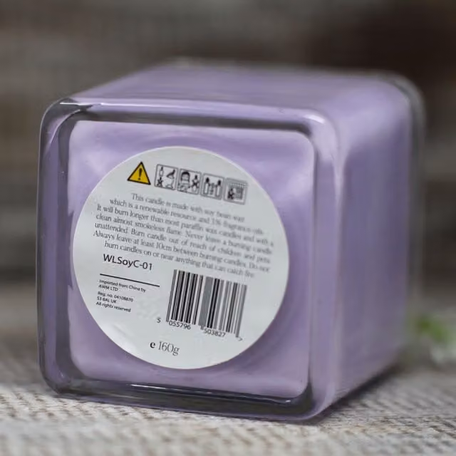 KDMK Grapefruit and Ginger Soy Wax Jar Candle, Yellow