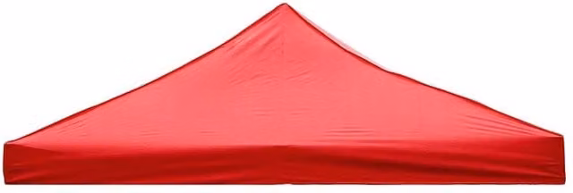 FLAVORA Red Polyester Oxford BBQ Gazebo Replacement Roof, 2.9m x 2.9m – 1