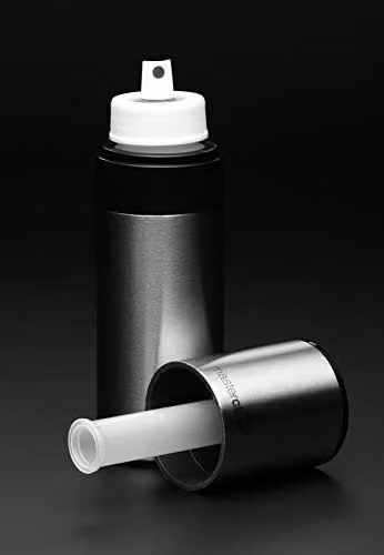 MasterClass Stainless Steel Oil Mister Spray Bottle, 150 ml, Silver/White – 4