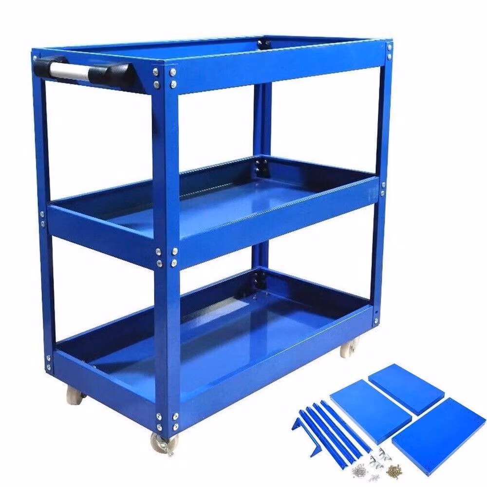 SPETLEK Blue Heavy Duty Garage Tool Storage Trolley – 3