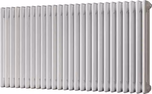 UK Radiators White Steel Column Radiator W: 117.7 cm, H: 60.0 cm, D: 10.0 cm