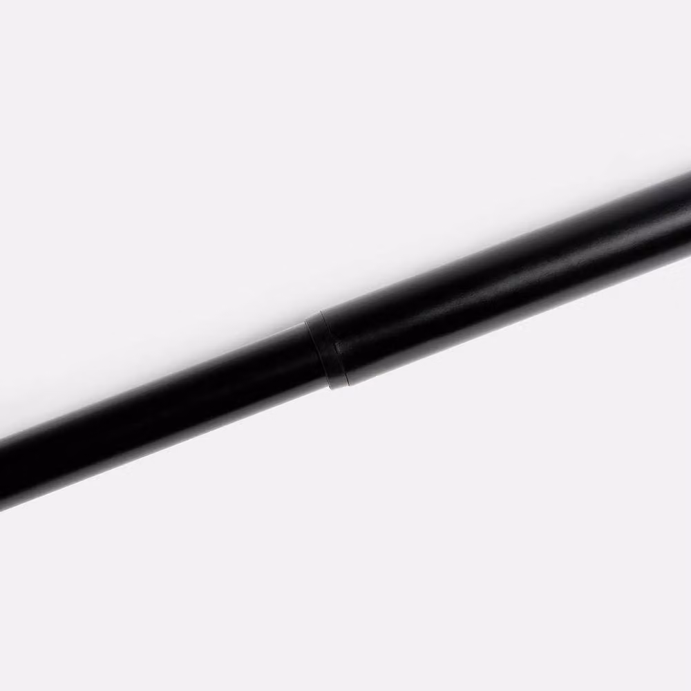 OHS Extendable Tension Pole Curtain Rod in Black, 120 cm – 2
