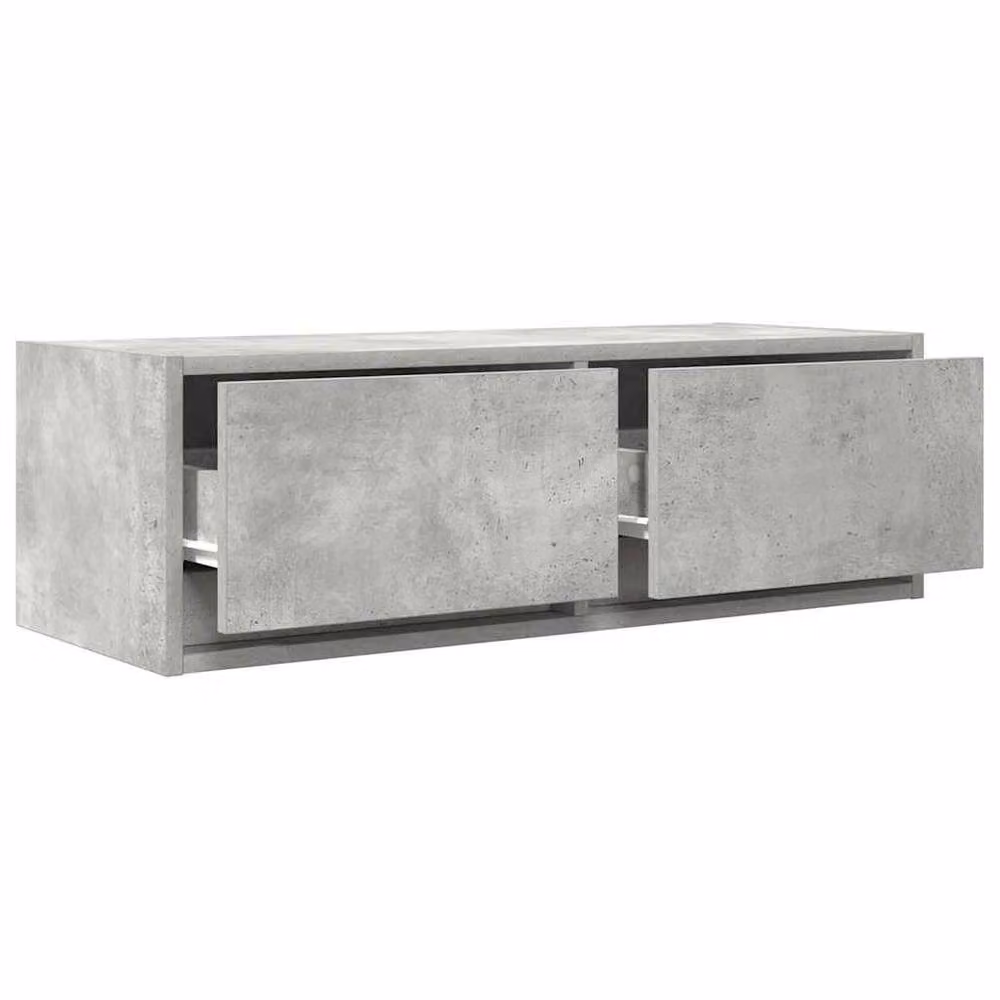 Berkfield Home TV Cabinet in Concrete Grey, W/D/H: 80 x 31 x 25.5 cm – 3