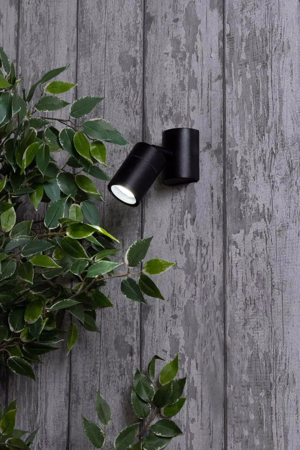 BHS Lighting Delting Modern Adjustable Outdoor Wall Light in Black with Transparent Glass – 3