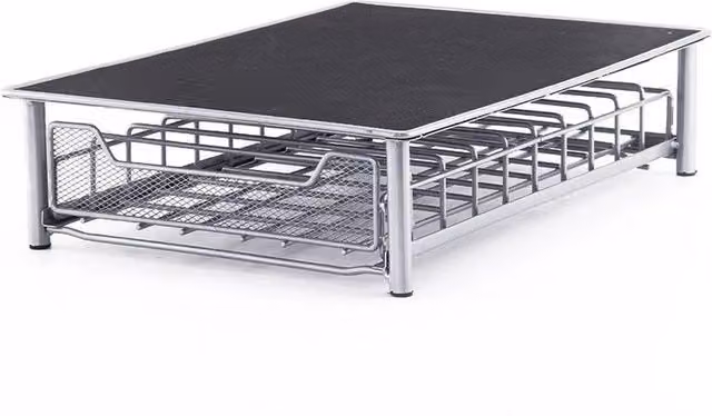 PAWNORA Silver Metal Tassimo Coffee Capsule Rack for 60 Pods – 1