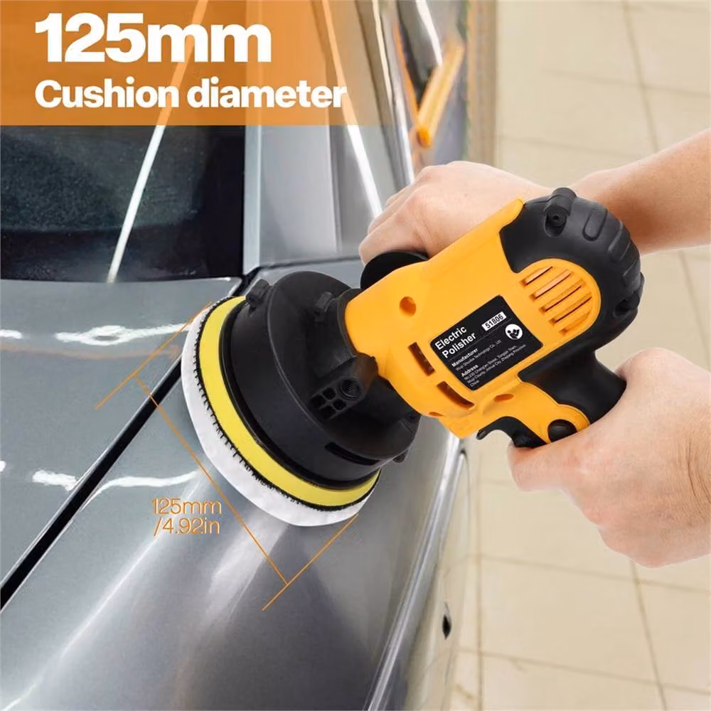 KORVIXA Electric Car Polisher Buffer Sander Polishing Machine, Yellow – 5
