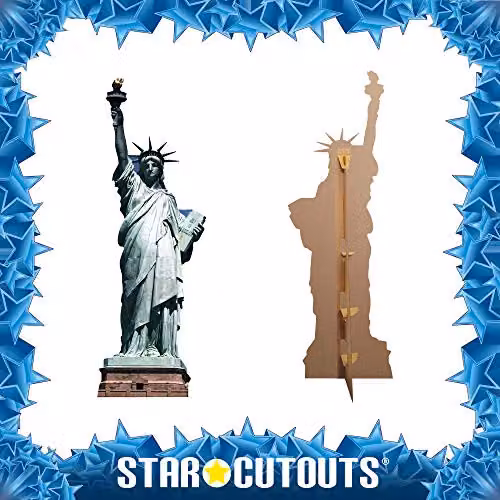 Star Cutouts Statue of Liberty Star Cutouts in Grey – 2