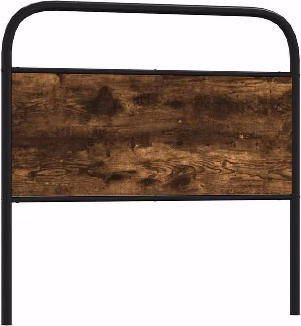 Berkfield Home Smoked Oak Headboard in Brown, Width: 90 cm