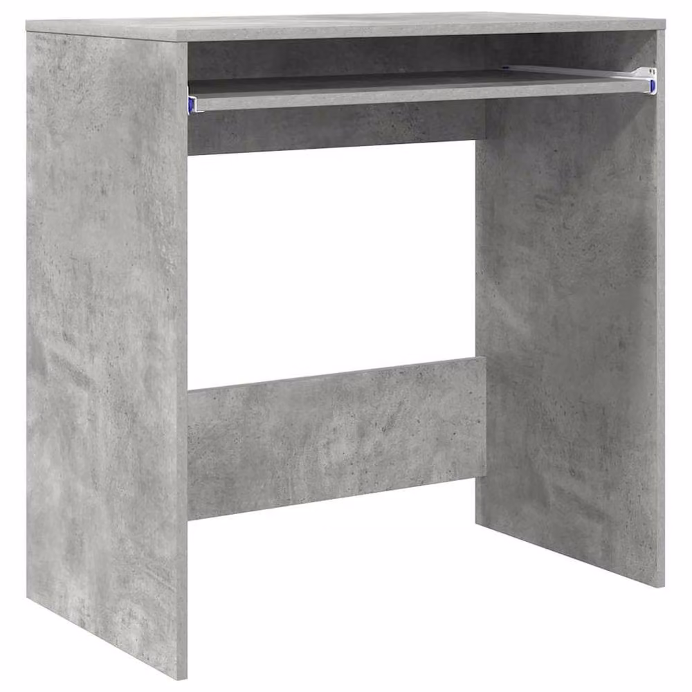 Berkfield Home Modern Computer Desk in Concrete Grey MDF – 2