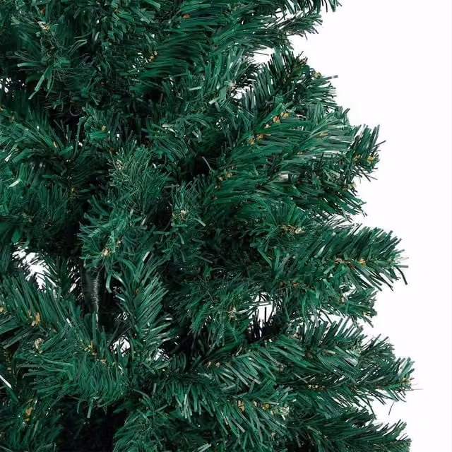 Berkfield Home Beautiful Artificial Pre-lit Christmas Tree with Gold and Green Ball Set, H 150 x W 80 x D 80 cm – 1