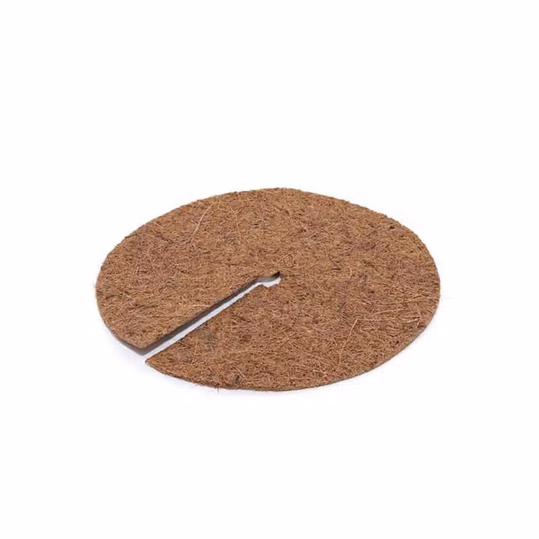 Coir Products Brown Coir and Rubber Mulch Mats, Pack of 10, W: 12 cm, L: 12 cm