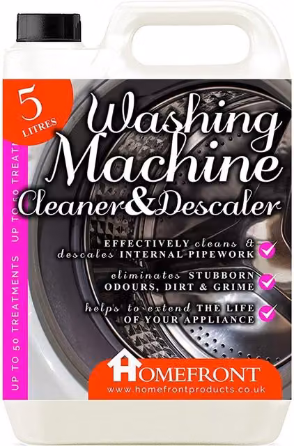 Homefront 2-in-1 Washing Machine Cleaner and Descaler, White, 5l