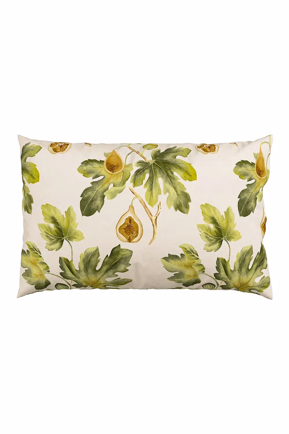 Sanderson Fig Harvest Floral Cotton Duvet Cover and Pillowcase Set in Green, W: 200 cm x L: 200 cm – 2
