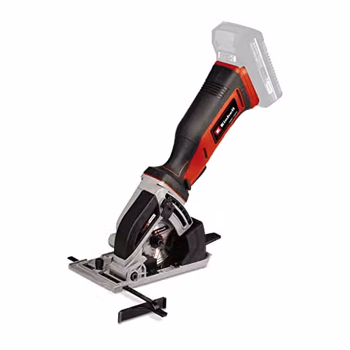 Einhell TE-CS 18/89 Li-Solo Cordless Mini Circular Saw in Red and Black