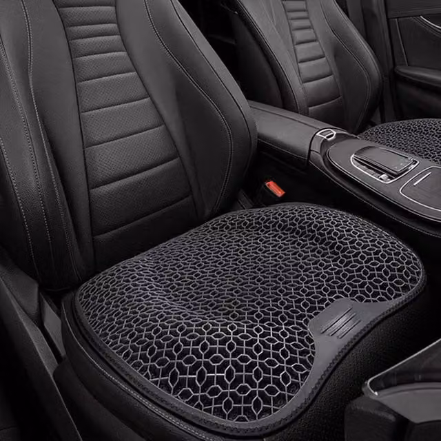 Quipulse Breathable Cooling Gel Seat Cushion in Grey