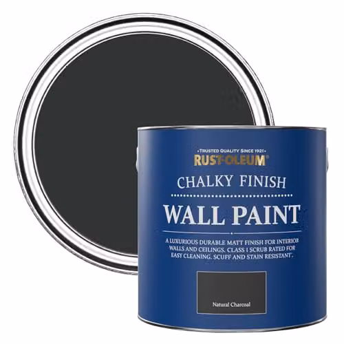 Rust-Oleum Chalk Wall Paint in Natural Charcoal Black Matt, 2.5 l