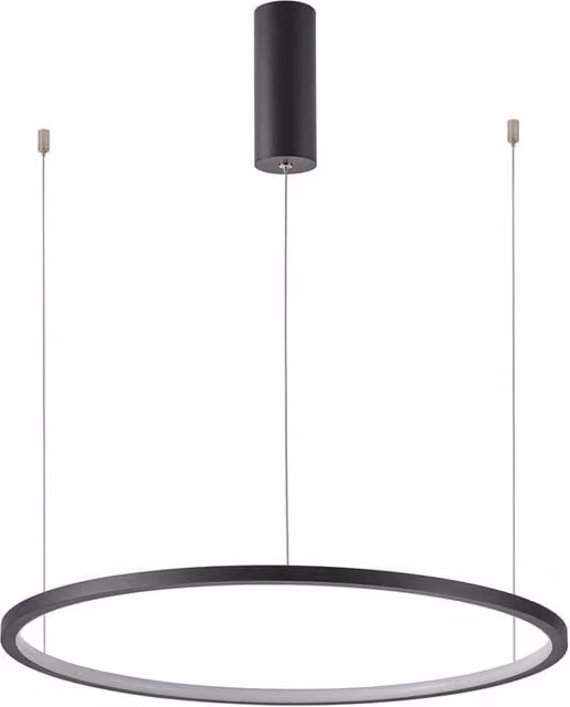 Netlighting Vinola II LED Pendant Ceiling Light, Black, Diameter: 60 cm