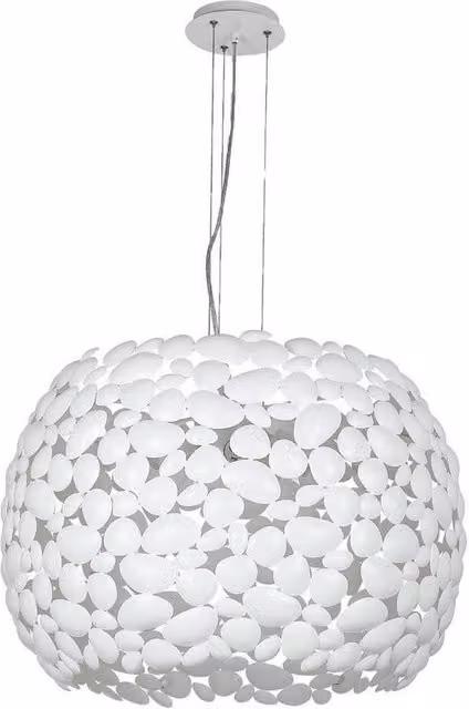 Netlighting DIONISO 5 Light Pendant Ceiling Light, White, W: 65 cm, D: 40.5 cm