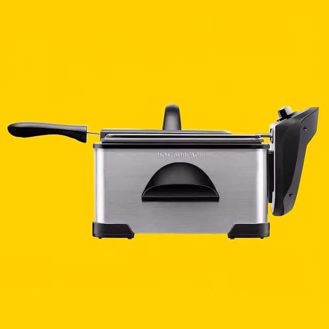 Chefman 4.3 Litre Deep Fat Fryer in Silver Stainless Steel