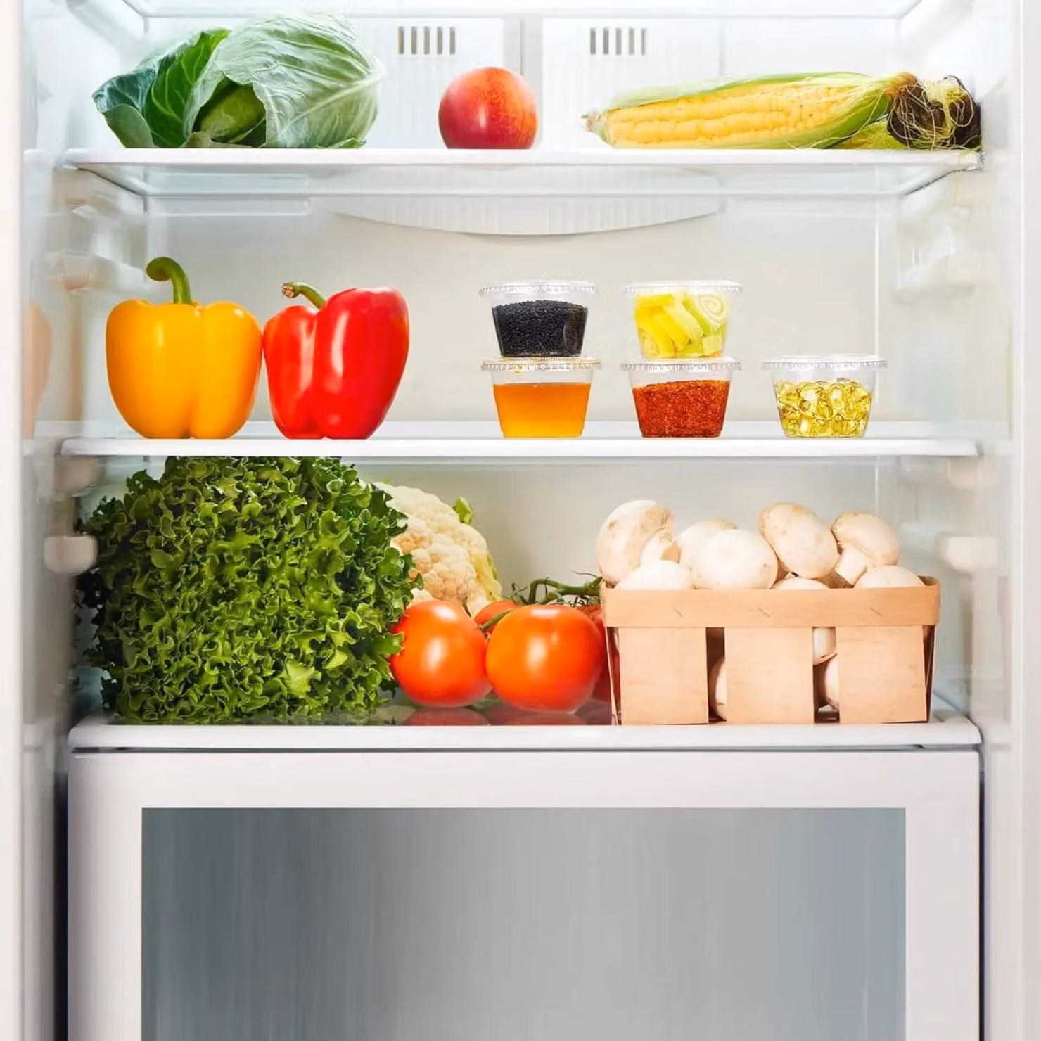 ECONX 1oz Clear Plastic Portion Pots with Snap Lids for Sauce and Dips, 1000 Pack – 3