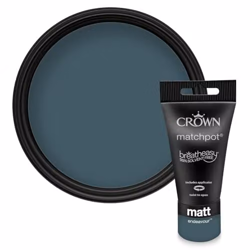 Crown Walls & Ceilings Forest Green Matt Paint Tester Sample 40ml – 1