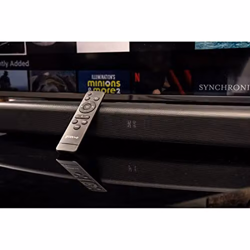 Groov-e Soundbar 110 All-in-One Bluetooth Soundbar with 110W Power, Black – 3