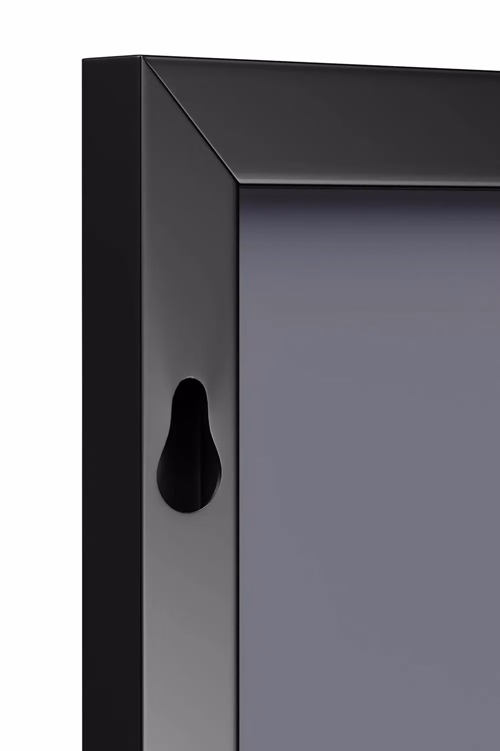 Living and Home Black Full Length Freestanding Mirror with Aluminium Alloy Frame, W: 50 cm, H: 165 cm – 5