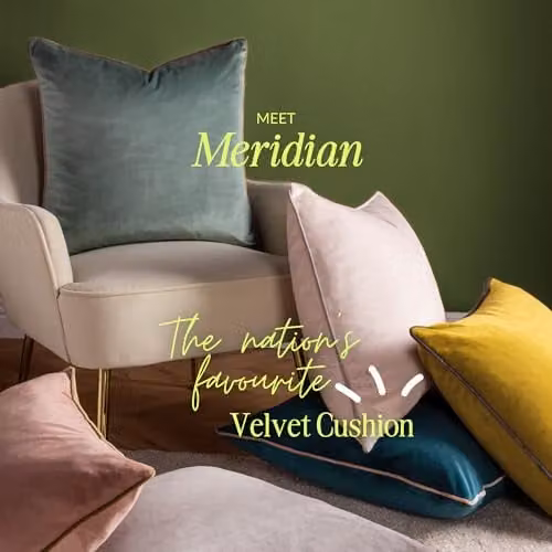 Furn Meridian Velvet Piped Square Cushion in Pink and Turquoise, W/D/H: 45 x 45 x 45 cm – 4