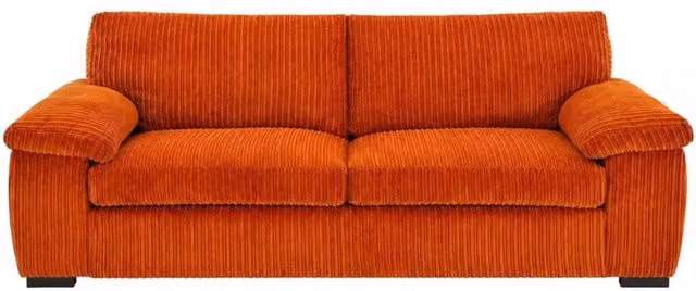 SOFASELECTION UK Amalfi 3 Seater Sofa in Orange Fabric