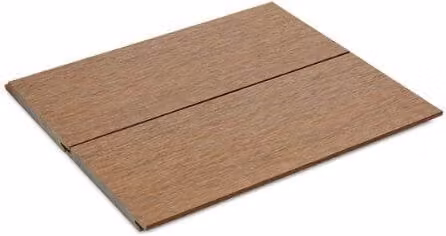 Ecoscape WPC Composite Panel Cladding in Spiced Oak Brown, Width: 13.2 cm, Length: 360 cm