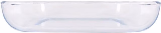Argon Tableware Square Glass Oven Dish in Transparent White, W: 30 cm, D: 27.5 cm