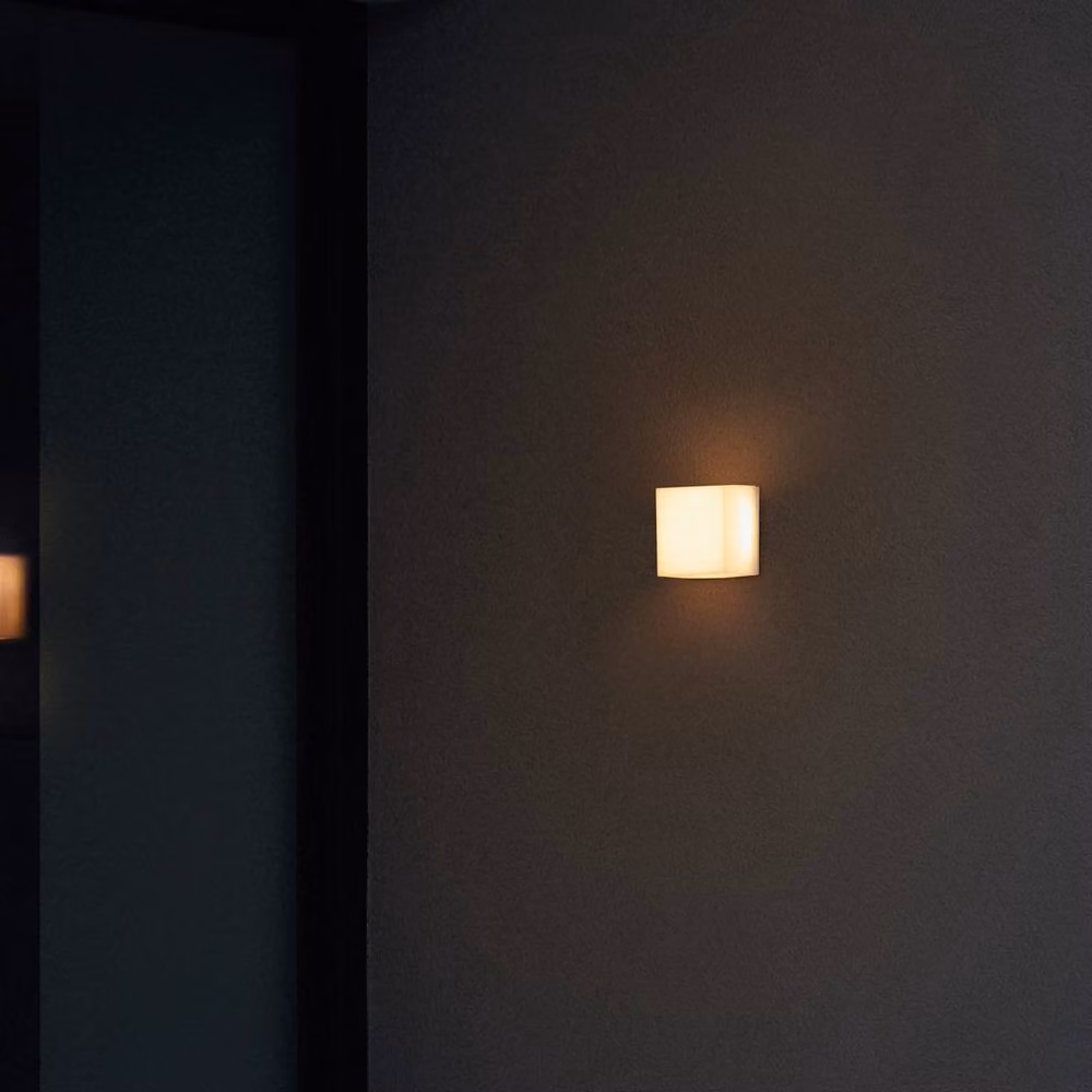 Netlighting Snow LED Outdoor Flush Wall Lamp White 3000K IP65 – 3