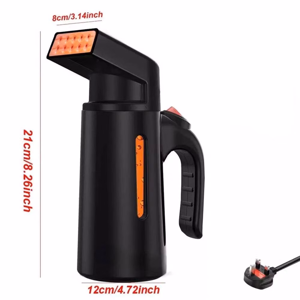 FLAVORA Fast Heat Handheld Vertical Garment Steamer in Black, H: 100 cm, W: 15 cm – 2