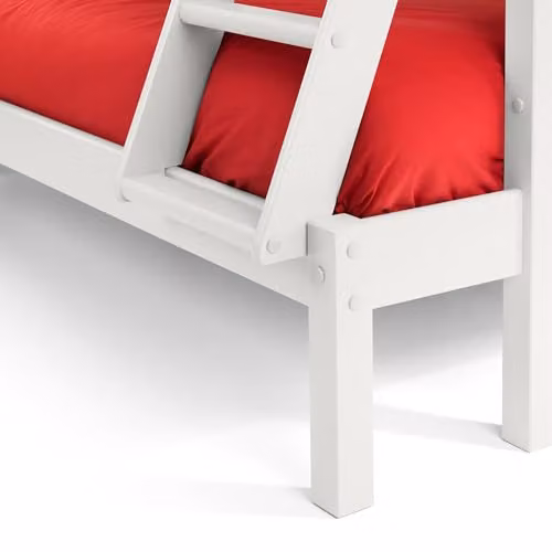 Julian Bowen Merlin Triple Sleeper Bunk Bed in White, W/D/H: 120 x 75 x 201.5 cm – 3