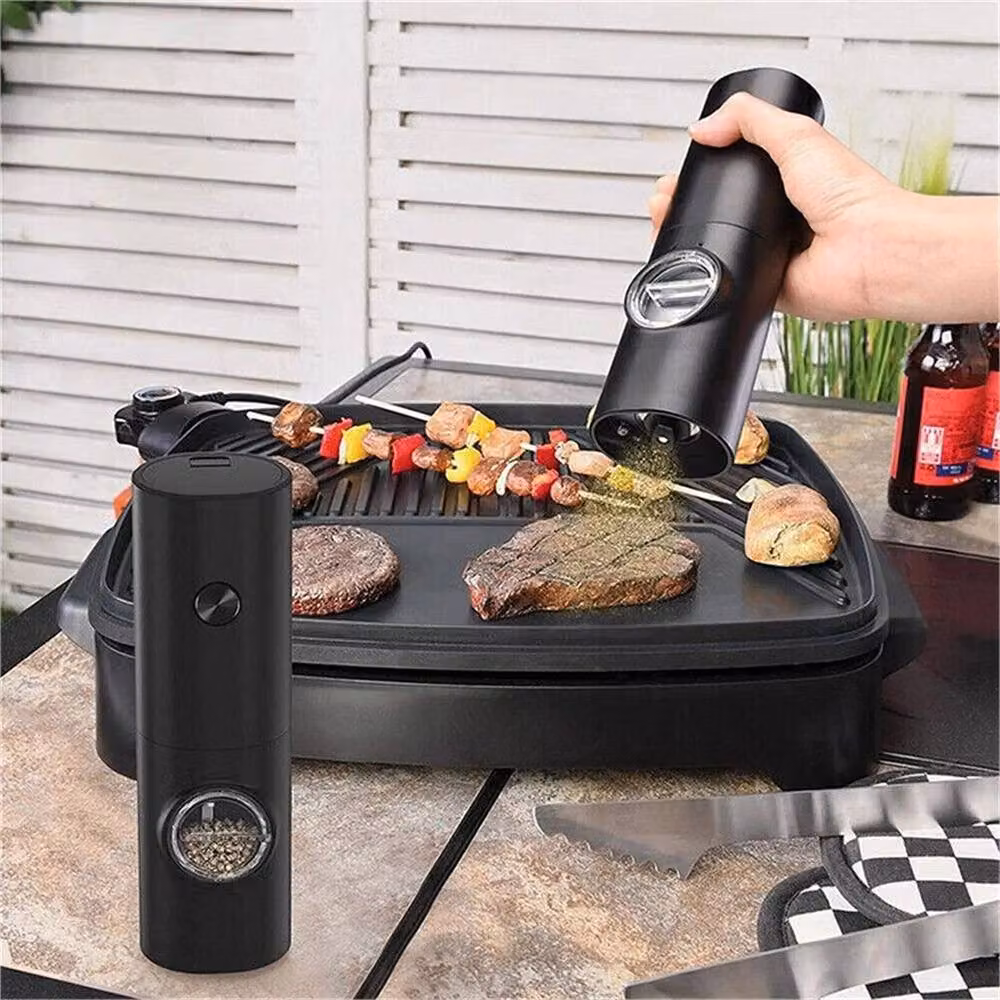 Nordara Electric Salt and Pepper Grinder Set in Black – 5