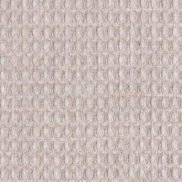 Linda Barker Luxury Waffle Fabric Dove in Grey, Silver and Beige