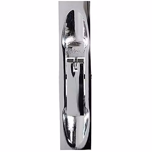 Loops Polished Chrome Stainless Steel Concealed Lever Action Flush Door Bolt – 1