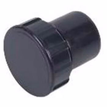 FloPlast 50mm Black ABS Plastic Waste Access Plug