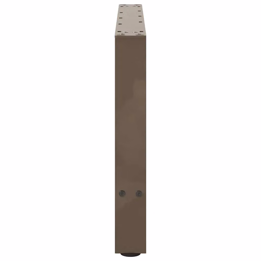 Berkfield Home Coffee Table Legs in Grey Steel, 2 Pieces, H: 70 cm, W: 42.5 cm, D: 42.5 cm – 3