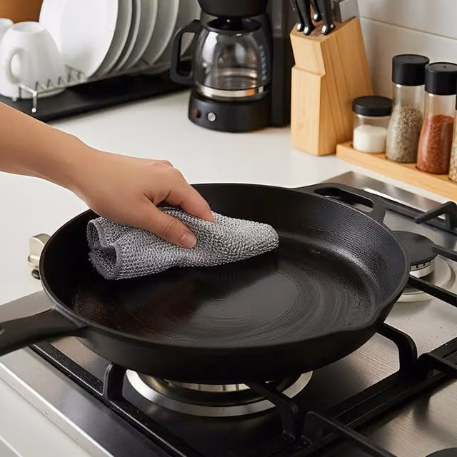 Lifeideas 10-Piece Kitchen Dishcloth Set in Silver, 30 cm