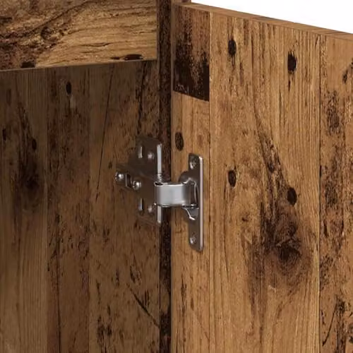 vidaXL Sideboard with Drawer in Old Wood Brown, Engineered Wood, W/D/H: 71 x 35 x 84 cm – 6