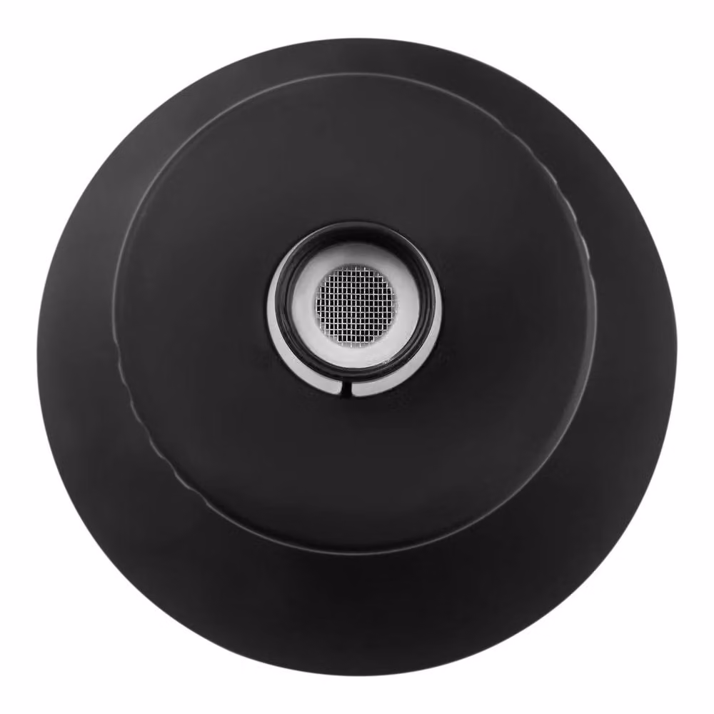 VOGREX 5 Inch Round Filtered Shower Head with Built-In Water Filter in Matt Black – 2