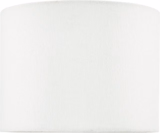 Dar BOR0802 White Fabric Cylinder Stool