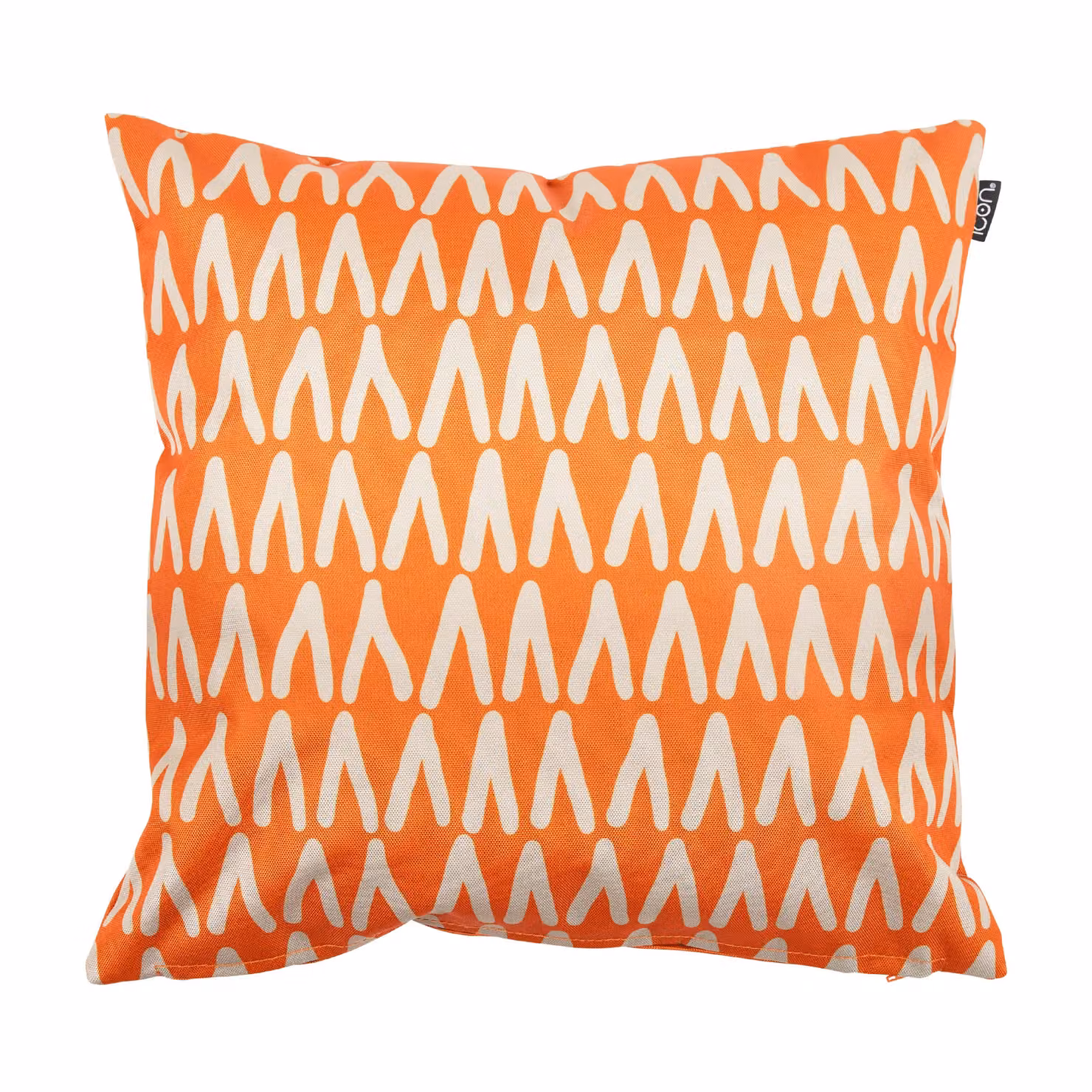 icon Mark Making Waterproof Indoor & Outdoor Cushion, Burnt Orange, W/D/H: 43 x 43 x 43 cm – 2