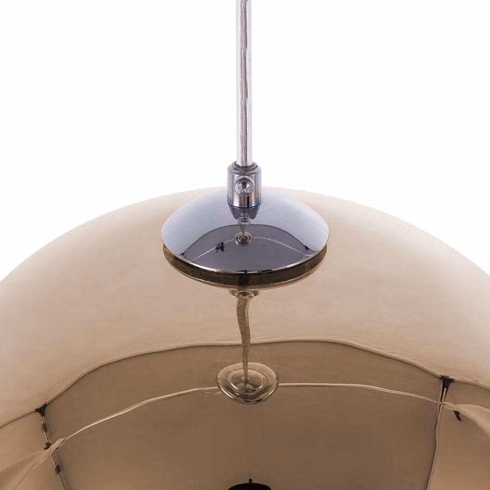 Wyld and Coco Gold Glass Globe Pendant Lamp – 4