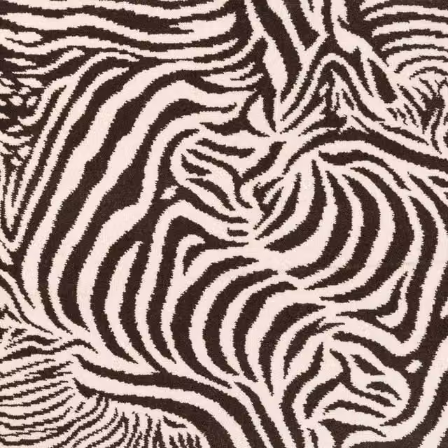 House of Hackney EQUUS Wool Animal Print Rug in Brown