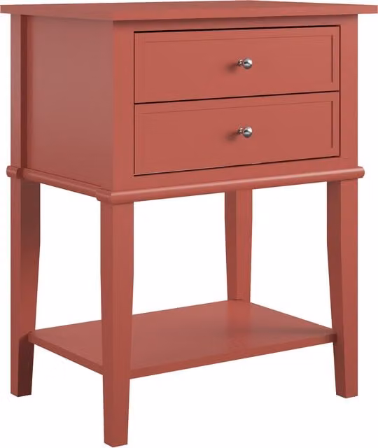 Franklin Accent Table in Terracotta