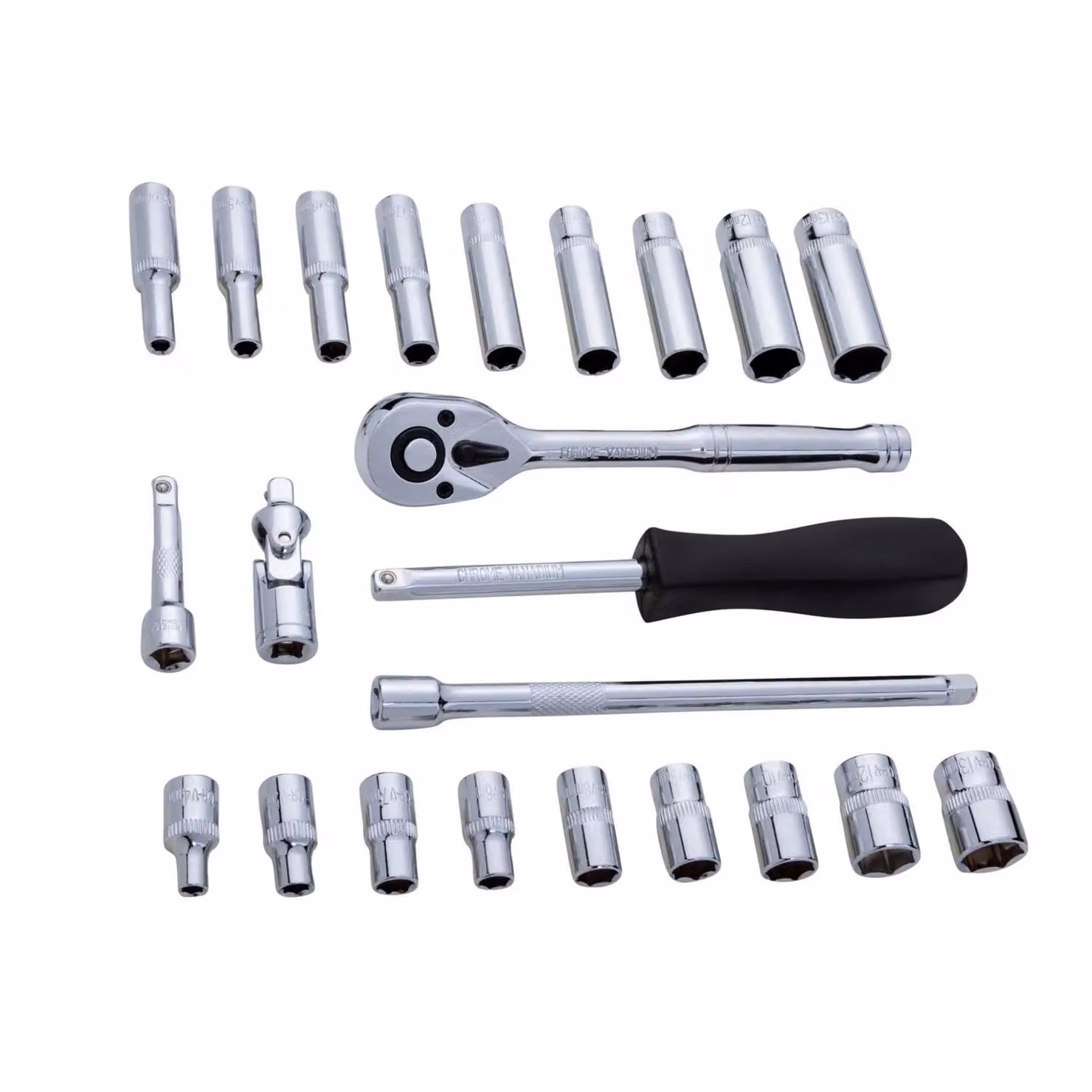 Bluespot Tools 24 Piece 1/4in Metric Socket Set in Multicolour Chrome Vanadium – 2